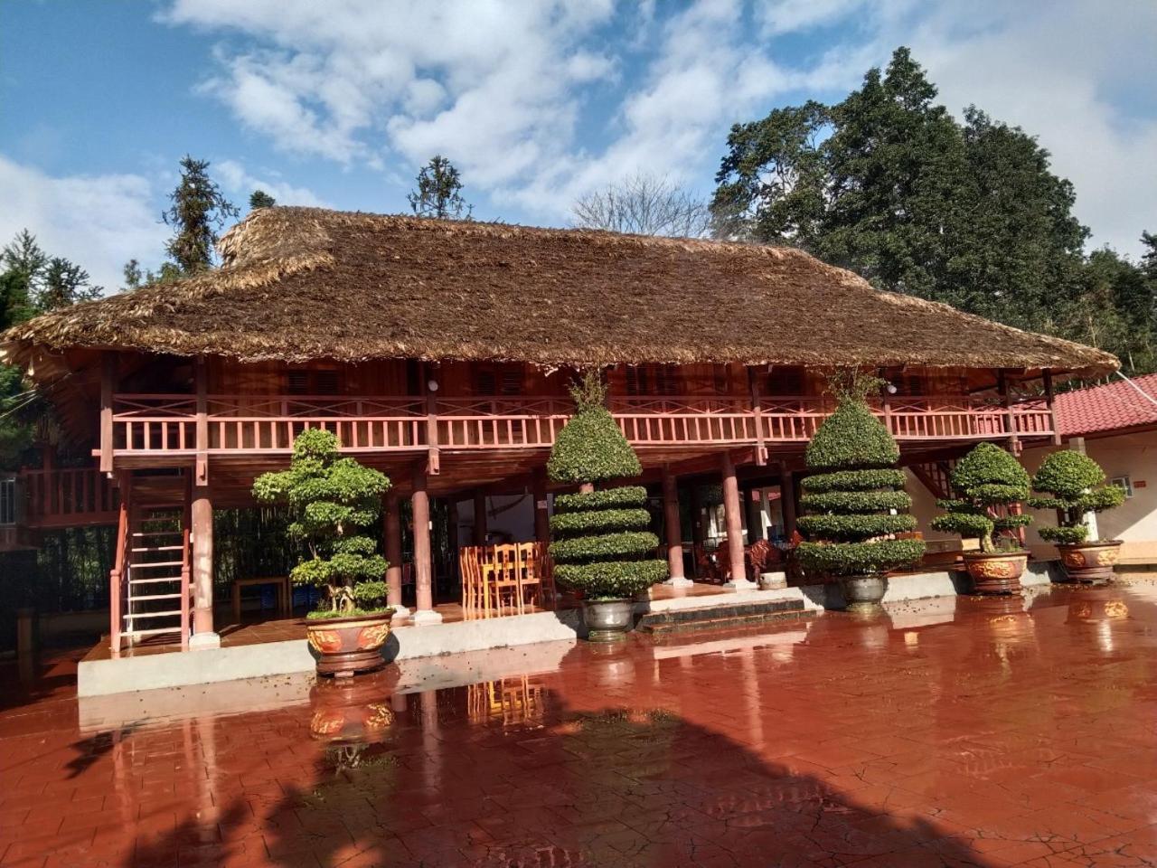 A Lin Homestay Bac Ha Экстерьер фото