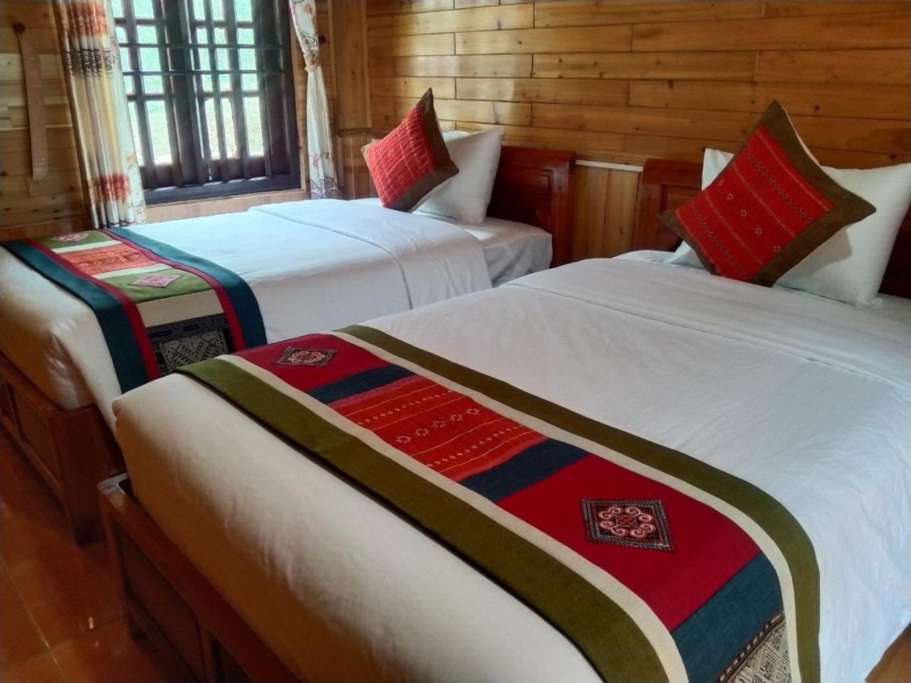 A Lin Homestay Bac Ha Экстерьер фото