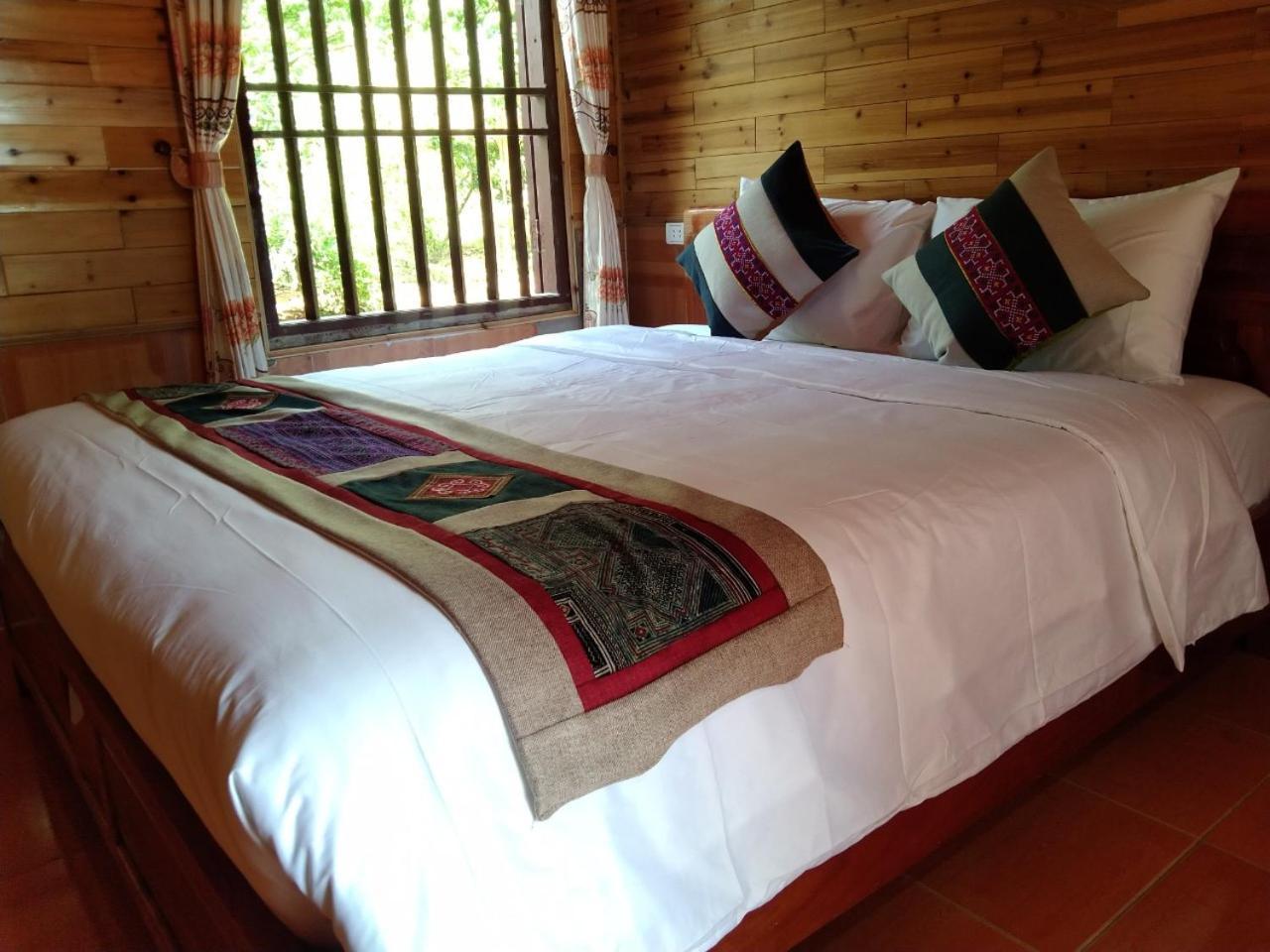 A Lin Homestay Bac Ha Экстерьер фото